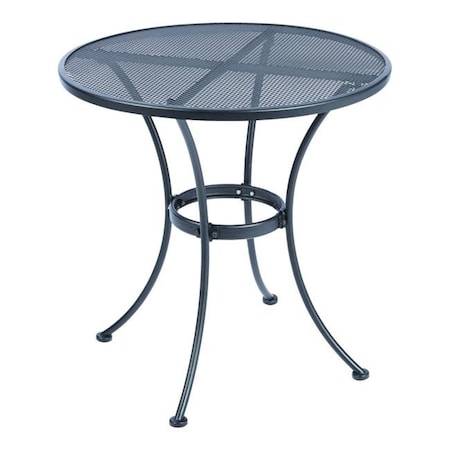 Living Accents 8403032 Winston Round Table; Black